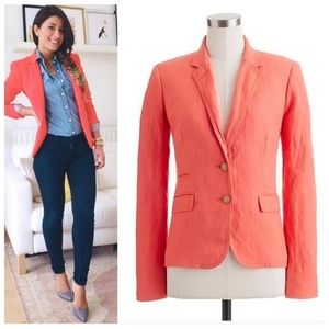 Coral J. CREW Schoolboy Blazer